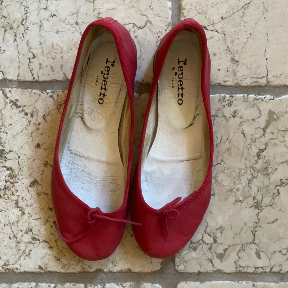 Repetto Red Flats